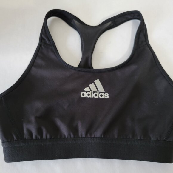 Adidas Sport Bras Support Mesh Racerback - Black & White - Lot of 4 - Size Med - Picture 5 of 12